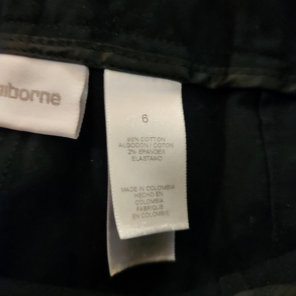 Liz Claiborne Michaela Black Pants, Short - Picture 5 of 5